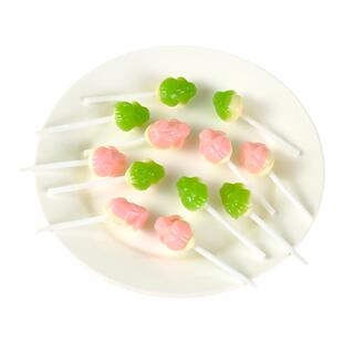 小时候青蛙糖白桃味哈密瓜味棒棒糖童年怀旧零食小吃8090休闲食品