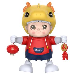 0一1岁婴儿玩具龙练习抬头训练会唱歌跳舞小龙宝新生宝宝3到6月龄