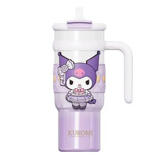 三丽鸥保温杯大容量学生上学专用喝水杯子女生巨无霸冰霸吸管杯