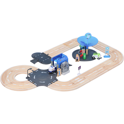 仿真木质轨道配件玩具勒酷