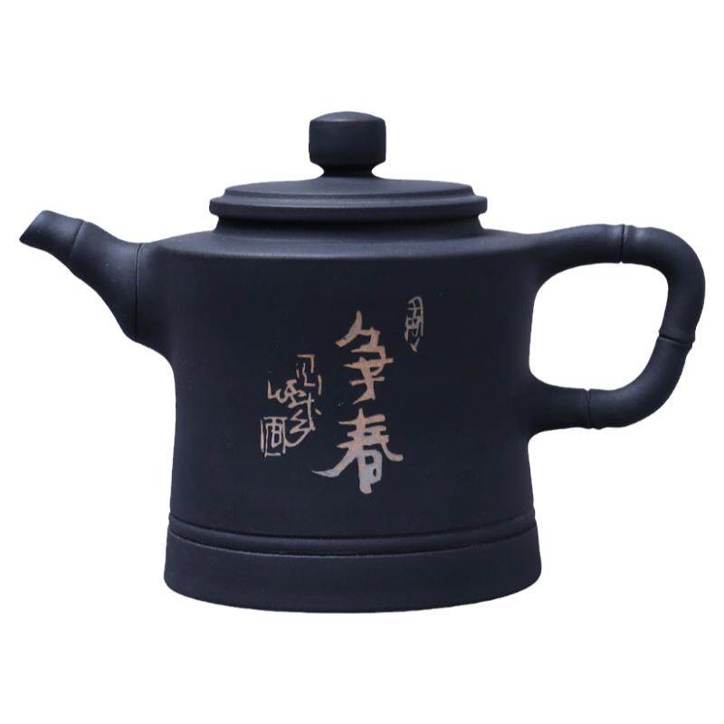 向炳成老师竹节紫陶壶