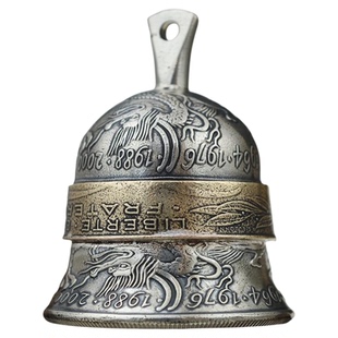 【币风堂】利比里亚生肖龙铃铛硬币挂件车挂件钥匙扣包包挂件