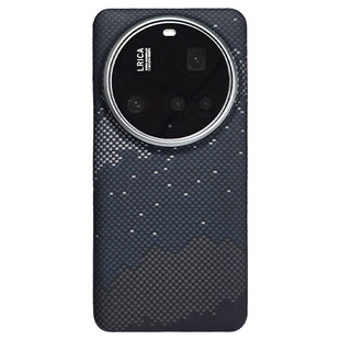 PARKA适用华为Mate70RS手机壳新款凯夫拉芳纶纤维浮织月落星河超轻超薄磁吸蓝色Mate70Pro+保护壳男女款