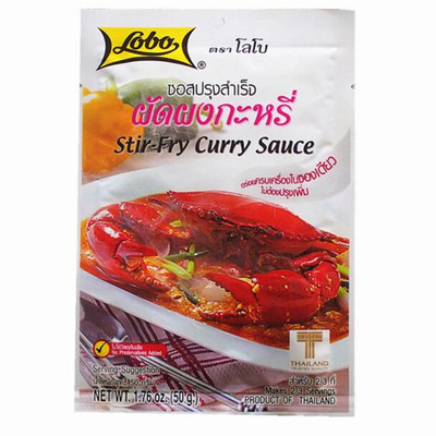 泰国咖喱炒蟹酱50克3人份