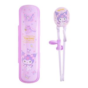 库洛米儿童筷子训练筷3-6岁宝宝吃饭学习筷辅助筷练习筷专用叉勺