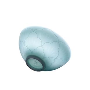 景德镇官方陶瓷中国色中式影青浮雕餐具釉下彩吃饭碗盘子乔迁送礼