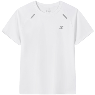 特步童装男童盾甲2.0速干短袖T恤2026夏季新款儿童短T中大童夏装