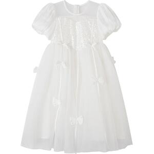 笛莎童装女童连衣裙夏装新款大童女孩蓬蓬纱裙儿童公主礼服裙迪莎