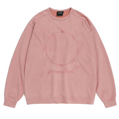 BJHG麂皮荆棘刺绣情侣BJHG卫衣