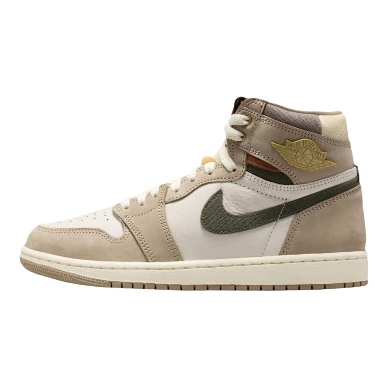Nike耐克女鞋2026秋季AJ1高帮缓震防滑耐磨运动休闲鞋 FD2596-201