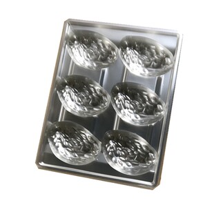 四孔五孔六孔八孔十孔鲍鱼托盘 一次性塑料生鲜托盘超市使用