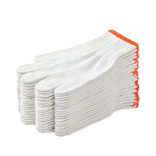 加厚尼龙工作耐磨棉线家用劳保棉纱线手套薄款防护修车手套耐用男