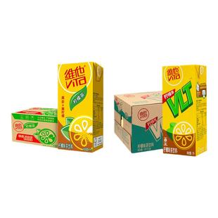 维他柠檬茶1L*12盒装整箱批发特价真茶真柠檬1升大瓶装柠檬茶饮料