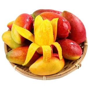 海南贵妃芒果新鲜现摘红金龙薄皮甜心芒应当季孕妇水果