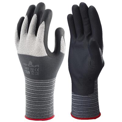 日本showa机修防油防刺防扎耐磨防滑农用工作劳保女防护园艺手套