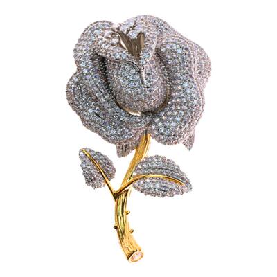玫瑰花朵胸针西装大衣配饰胸花