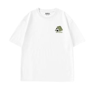 班尼路重磅短袖t恤男款夏季基础百搭半袖男士纯棉打底衫情侣装LF