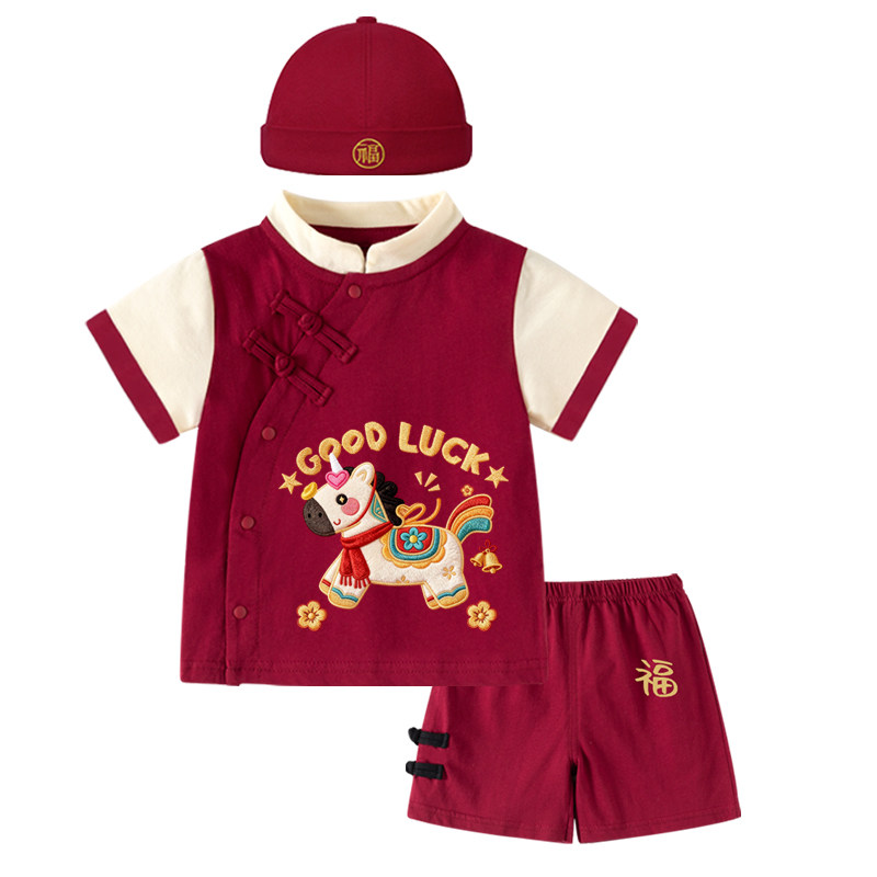 婴儿礼服新中式宝宝一周岁礼服