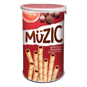 马来西亚进口马奇新新巧克力注心威化卷罐装蛋卷网红零食休闲食品