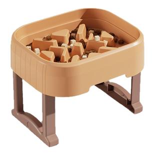 慢食碗狗碗大口径狗盆保护颈椎小中大型犬进食器宠物高脚支架狗盆