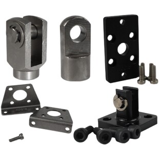 原装正品亚德客ACQ气缸附件CB/LB/FA/I/Y型接头-12-16-20-25-32