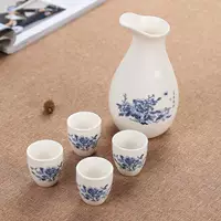 Горшок из 4 бокалов (пион упрощен)