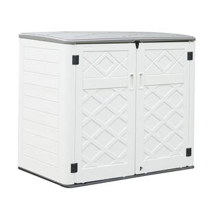 室外储物柜防水防晒庭院阳台户外花园家用洗衣机收纳防雨工具柜子