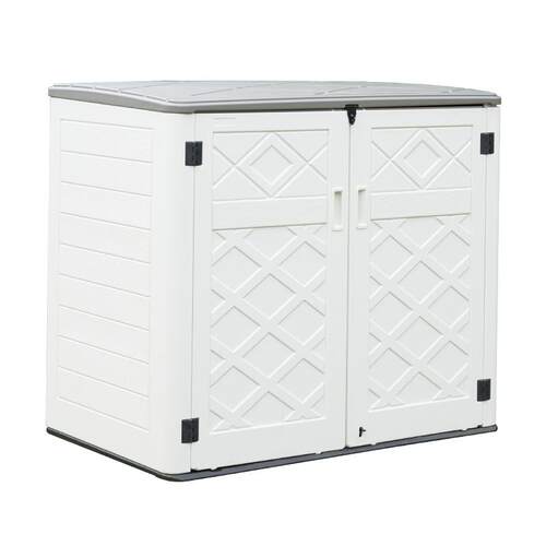 室外储物柜防水防晒庭院阳台户外花园家用洗衣机收纳防雨工具柜子