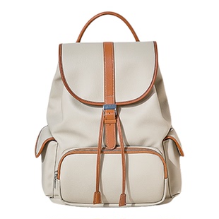 独白可颂系列秋冬法式慵懒高颜值双肩包通勤女包D5545