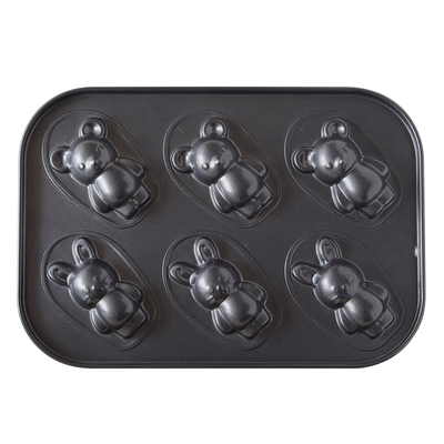 FL可爱兔子小熊吐司模具烘焙烤盘