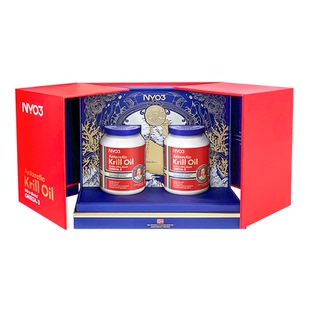 NYO3金质南极磷虾油软胶囊深海鱼油升级磷脂心脑血管90粒礼盒装