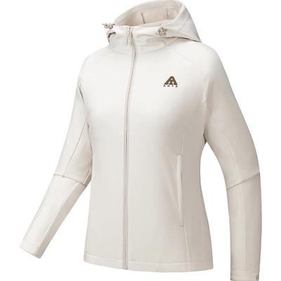 安踏防泼水女户外加绒运动上衣