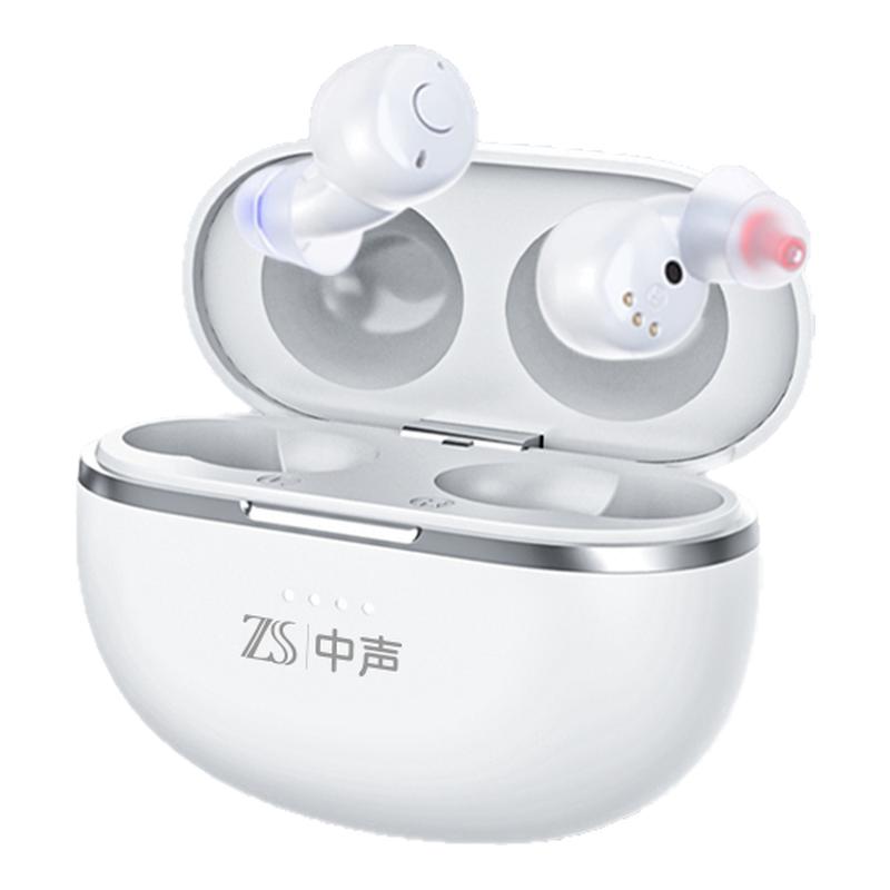 医用级中声助听器年轻人