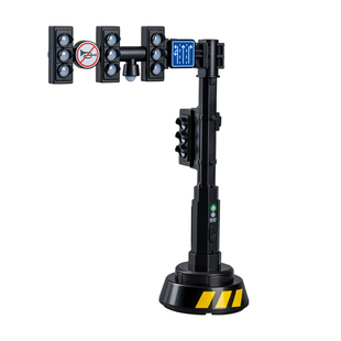 交通模型玩具场景模拟仿真公交站台地铁车站儿童拼装玩具手工diy