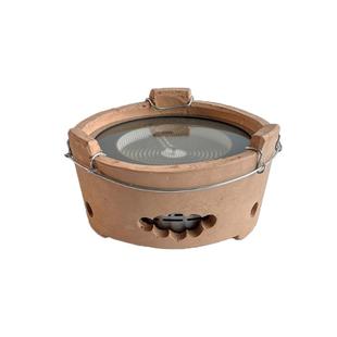 山岭烤肉老式泥炉商用复古电陶炉砂锅加热灶牛杂火锅围炉烤肉炉