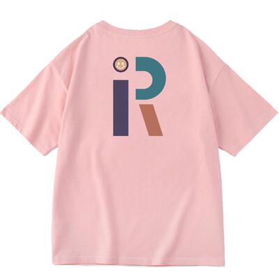CPR图案潮牌纯棉宽松短袖t恤女