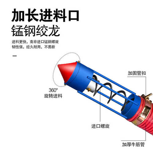 双管吸粮机家用玉米中驱上料机小麦粮食稻谷软管自动抽粮机大吸力