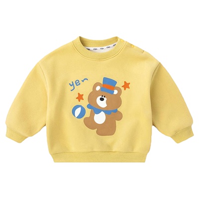 嘟嘟家宝宝卫衣圆领套头秋季男童女童加厚童装秋冬婴儿衣服儿童潮