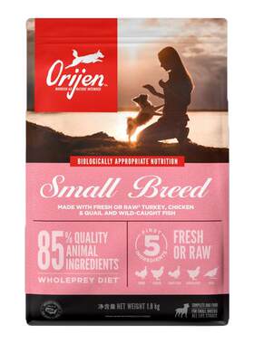 【百亿补贴】Orijen渴望小型犬狗粮泰迪博美比熊全阶段犬粮1.8kg