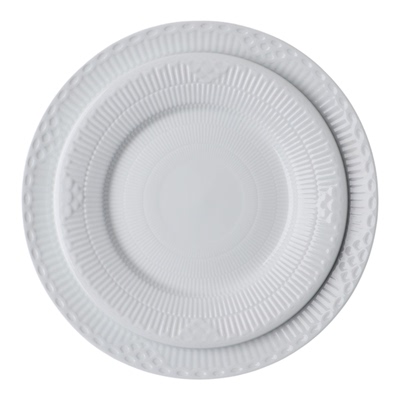 山水一间釉下青花餐具唐草纹饭碗