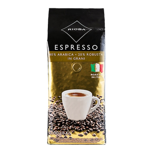 【活动】麦德龙意大利进口 RIOBA 瑞吧金装咖啡豆1kg烘焙新鲜现磨