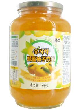 韩品蜂蜜柚子茶韩国进口奶茶店