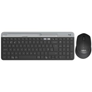 罗技时尚系列K580无线蓝牙键盘M330无线轻音鼠标办公家用键鼠套装