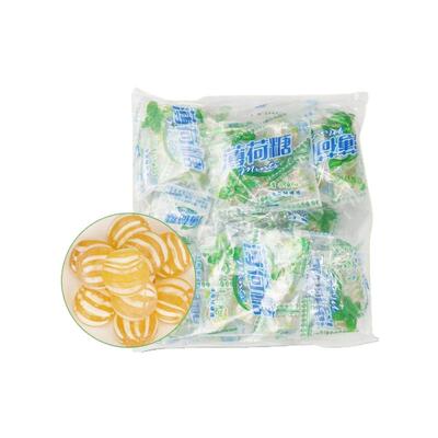 清凉甜爽薄荷糖如东风味老式手工独立包装南通泰州清爽硬糖果零食