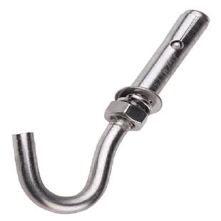 铁镀锌膨胀钩拉爆螺丝吊顶挂钩304吊扇钩灯钩膨胀吊钩钩6M8M10M12