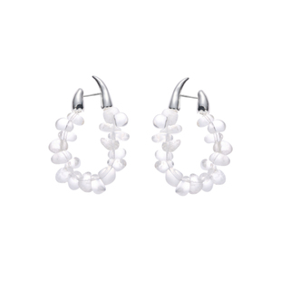 【限时四折秒杀】SOFT ROOM天然珍珠花环耳环多戴法银针小众设计