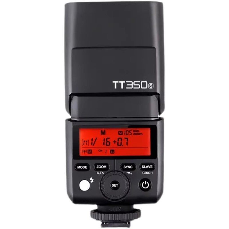 【索尼版】神牛TT350S小型闪光灯索尼相机zve10a7m4a7m2a6700a6400a7c2a99A7R相机便携机顶灯高速同步TTL