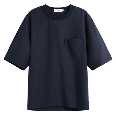 【肌理感】ZIOZIA通勤男装26夏新品中青年宽松圆领短袖T恤TTEF281