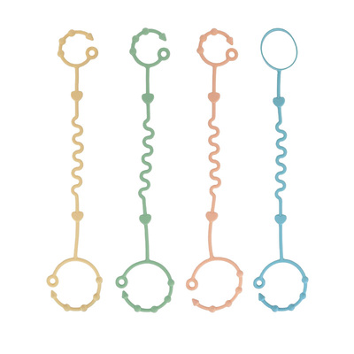 Nuby努比硅胶防吃手磨牙4件装