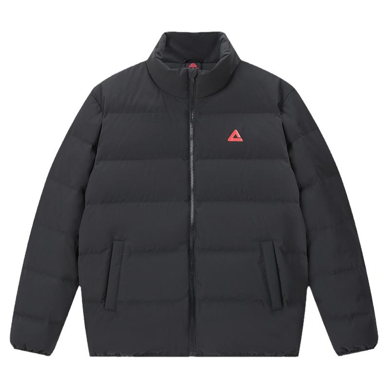 短款运动羽绒服匹克保暖立领